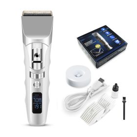 Rechargeable Mute Lcd Electric Hair Clipper