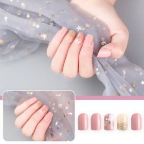 DIY Glitter Boxed Waterproof Fake Nail Patch (Option: Interdependence)