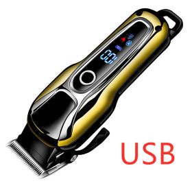 Lithium battery LCD hair clipper, razor, electric hair clipper (Option: )