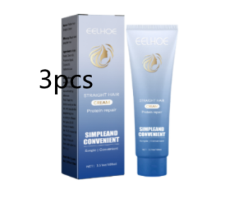 Unisex Protein Correction Clip-free Free Pull Huimei Ji Straight Hair Cream (Option: )