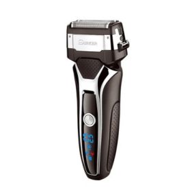 LCD Digital Display Electric Razor Reciprocating Rechargeable Shaver (Option: )