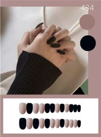 Collection Of Finished Nail Pieces And Nail Tools (Option: Round black ka matte jump)