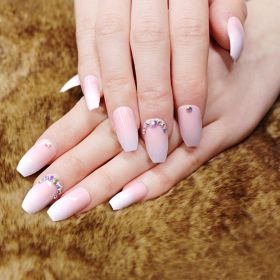 Fashionable Women's Long Pointed Nail Art With Sequins (Option: 259style)