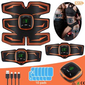 New Rechargeable  Fitness Device Abdominal Muscle Patch (Option: )