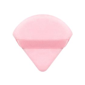 New Triangle Flocking Double-sided Makeup Cushion (Color: )