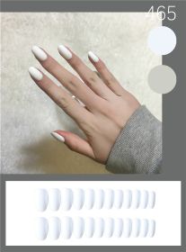 Collection Of Finished Nail Pieces And Nail Tools (Option: Round white matte)