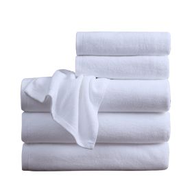 Cotton White Bath Towel Special Soft Bed Towel Cotton Thickened Absorbent (Option: )