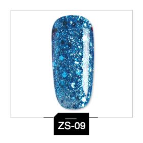 Glitter Phototherapy Nail Polish Glue Removable Nail Sequins (Option: 10ZS)