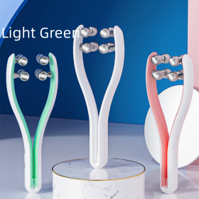 Micro-current Double-sided Three-dimensional Roller Face Slimming Beauty Instrument (Option: )