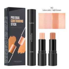 Highlight Shadow Stereo V Face Brightening Nose Bridge Repair Double Head Concealer (Option: )