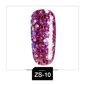 Glitter Phototherapy Nail Polish Glue Removable Nail Sequins (Option: 11ZS)