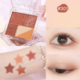 Fingertip Magic Eyeshadow Newbie Low Saturation Milk Tea Earth Color Pearl Matte (Option: Caramel Cheese)