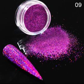 Aurora Magic Nail Powder Nail Glitter (Option: 9 Style)