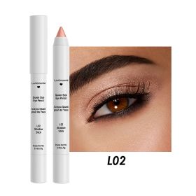 Eye Makeup Color Eyeshadow Pen Long Lasting Without Smudging Volume (Option: 2 Style)