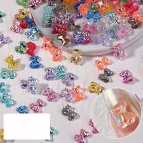 Symphony Candy Bear Jewelry Nail Decoration Rhinestone (Option: Aurora Bear)