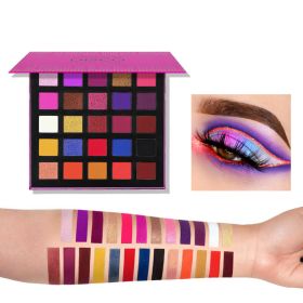 25-color Matte Pearlescent Eyeshadow Palette Delicate And Long-lasting (Option: A)