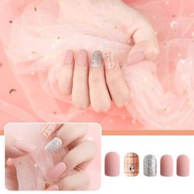 DIY Glitter Boxed Waterproof Fake Nail Patch (Option: Star wish)