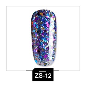 Glitter Phototherapy Nail Polish Glue Removable Nail Sequins (Option: 7ZS)