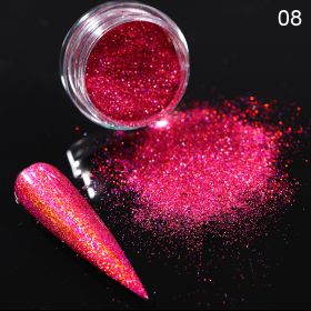 Aurora Magic Nail Powder Nail Glitter (Option: 8 Style)