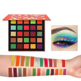 25-color Matte Pearlescent Eyeshadow Palette Delicate And Long-lasting (Option: C)