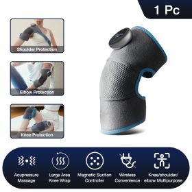 Heating Knee Electric Shoulder Vibrating Massage Pad For Physiotherapy Leg Arthritis Elbow Joint Pain Relief Therapy (Option: )