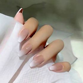 Head Matte Frosted Almond Shape Wear Nail Nail Piece Finished (Option: S130)