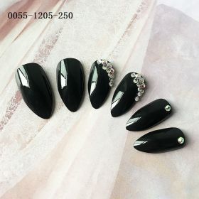 Fashionable Women's Long Pointed Nail Art With Sequins (Option: 250style)