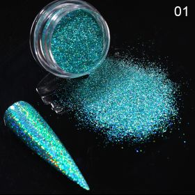 Aurora Magic Nail Powder Nail Glitter (Option: 1 Style)