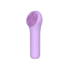 Electric Multifunctional Silicone Face Cleansing Brush Magnetic Charging (Color: )