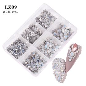 Nail Art Flat Rhinestone Set Mixed Color Rhinestones (Option: LZ09)