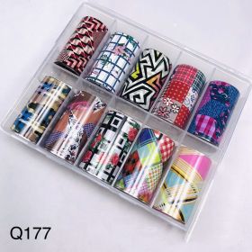 Nail Butterfly Laser Star Transfer Paper Diy European And American Nail Star Transfer Paper Sticker (Option: 30models)