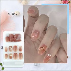 Repeated Use Of Removable Net Red Nail Stickers (Option: 17 Style-Glue models)