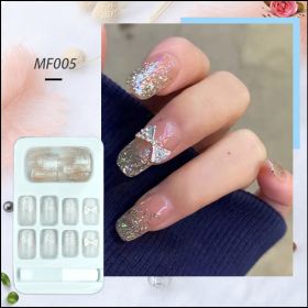 Repeated Use Of Removable Net Red Nail Stickers (Option: 5 Style-Glue models)